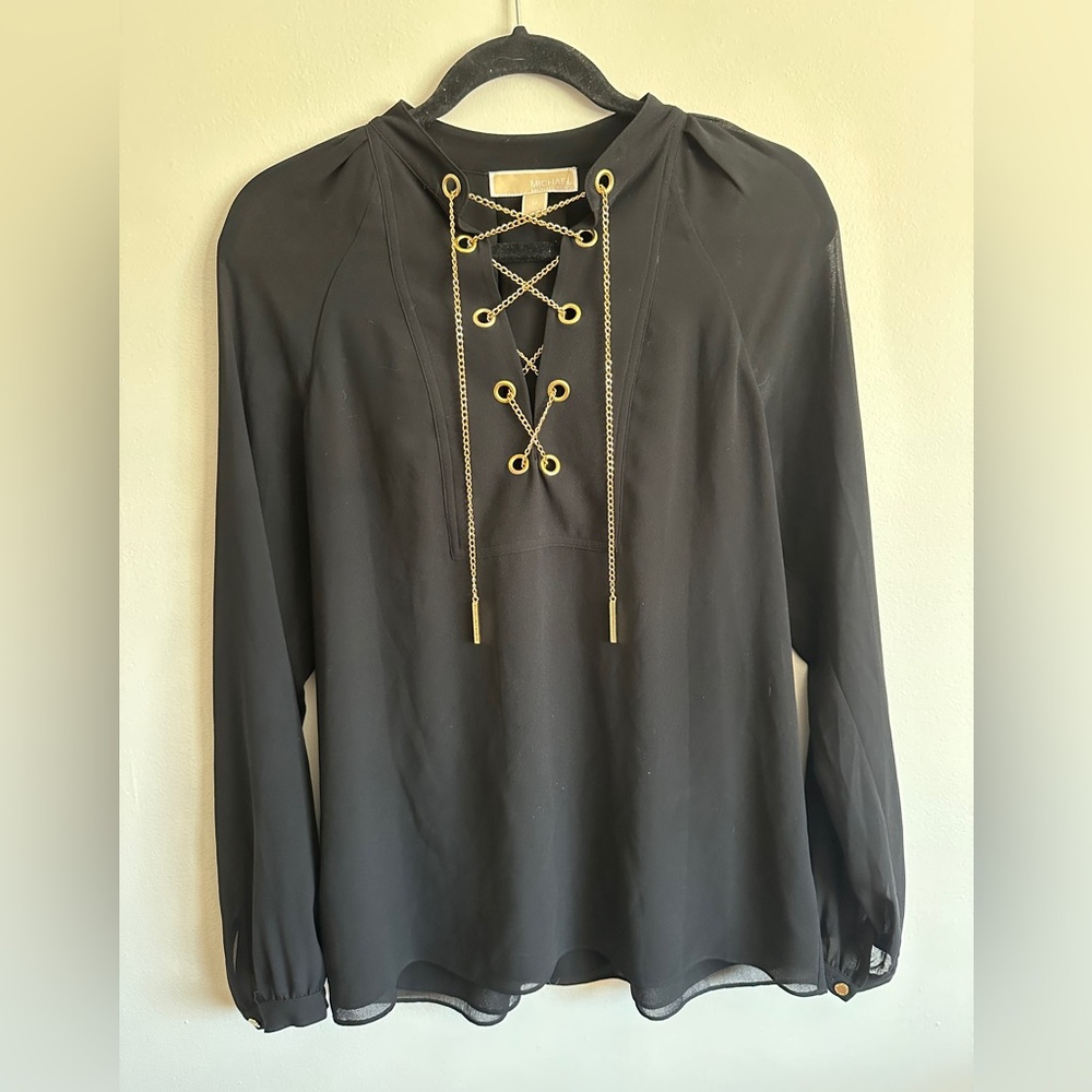 Michael Kors Sheer Blouse